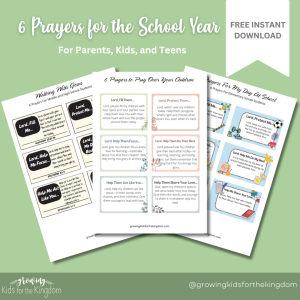 6 Prayers to prayer graphic
